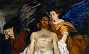 "Thiên thần bên xác Chúa" - một trong những tác phẩm gây sốc nổi tiếng của Édouard Manet