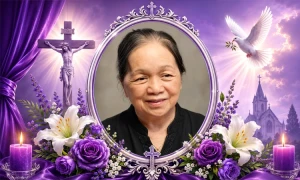 Chị Maria Hoàng Thị Thu vừa được Chúa gọi về