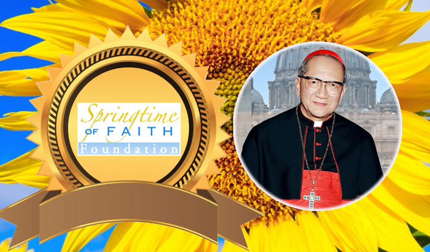 Tổ chức “Mùa Xuân Đức Tin” (Springtime of Faith Foundation) sẽ trao Giải thưởng Thành Tựu Trọn đời (Lifetime Achievement Award) năm 2019 cho Đức cố HY PX Nguyễn Văn Thuận