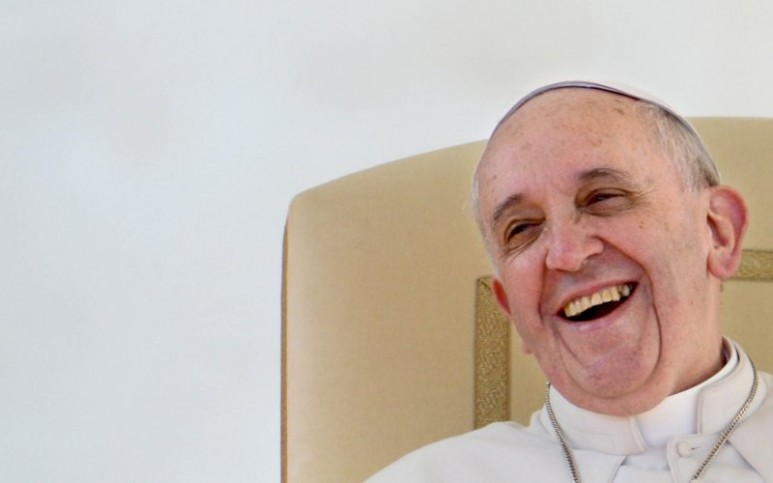 pope francis smile