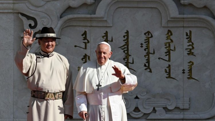 pope francis mongolie