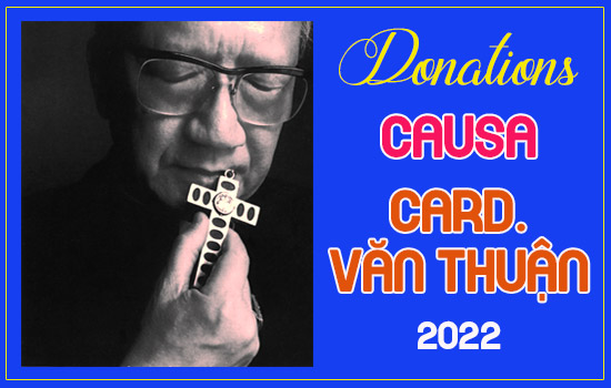 Ủng hộ Causa Card. Văn Thuận năm 2022